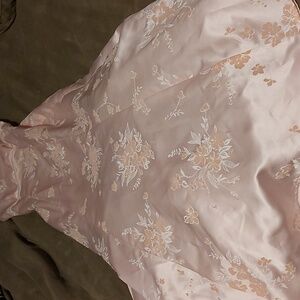 Pink full length prom